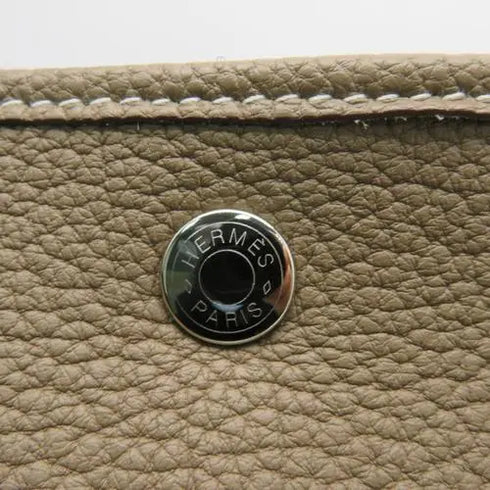 HERMES エルメス ガーデンパーティ36/PM エトゥープ ネゴンダ シルバー金具